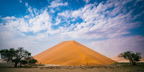 Duin in de Namib-woestijn in Namibië, Afrike