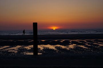 coucher du soleil sur Andrea Ooms