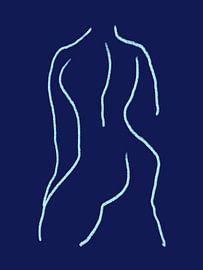 illustration abstraite nue sur Studio Allee