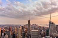 New York Sunset van Thomas Klinder thumbnail
