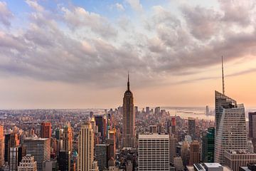 New York Sunset van Thomas Klinder