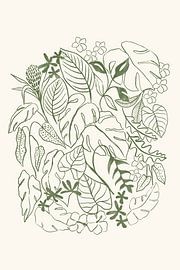 Tropical Olive by Pati Cascino by The Artcircle