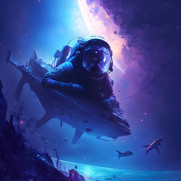 Ein Astronaut II von Gapran Art