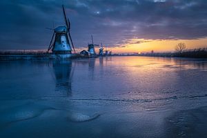 Kinderdijk - Glorious winter morning by Sander Poppe
