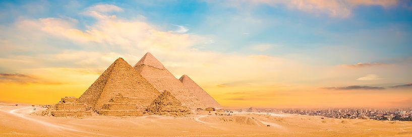Pyramides de Gizeh par Günter Albers