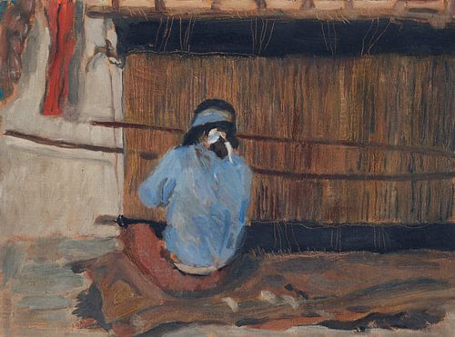Maynard Dixon, Studie voor 'Hopi Weaver'