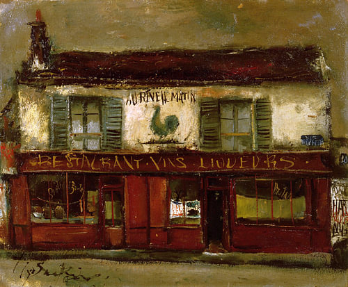Saeki Yuzo - Restaurant Au Réveil Matin, 1927