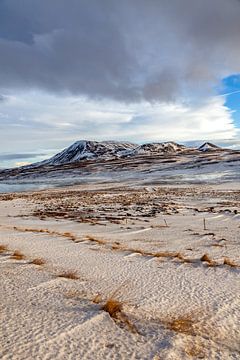 Isländische Landschaft von Albert Mendelewski