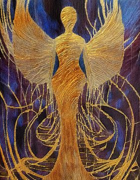 The Dance of the Golden Angel by Gisela- Art for You