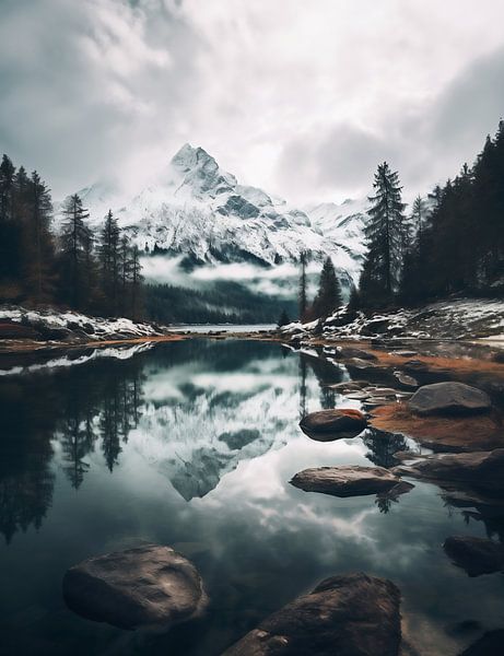 L'automne en montagne par fernlichtsicht