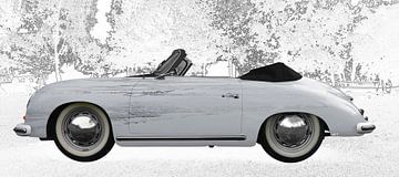 Porsche 356 A 1500 Super in graphite by aRi F. Huber