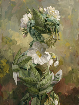 Floral Bust Portrait