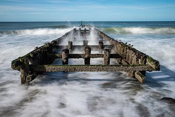 Golfbreker Westkapelle Zeeland van Bri Fotografie