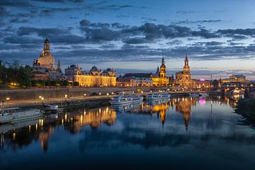 Dresden Blue Hour by PixelDynamik
