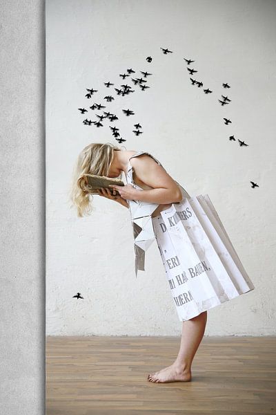 Flock of birds by Heike Hultsch