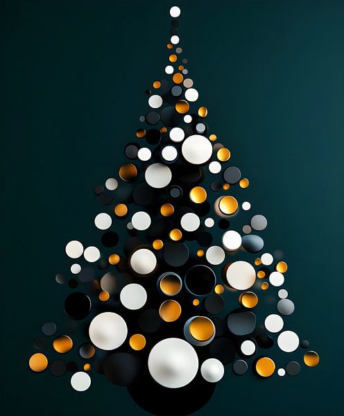 Moderner Weihnachtsbaum von But First Framing auf ArtFrame, Leinwand, Poster und mehr