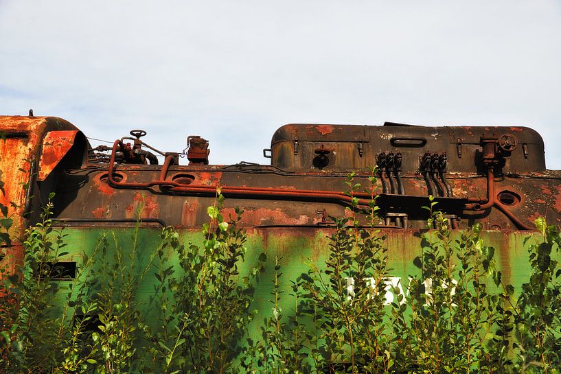 Vieux train rouillé par Jan Brons