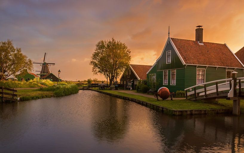 Sunrise Zaanse Schans by Marga Vroom