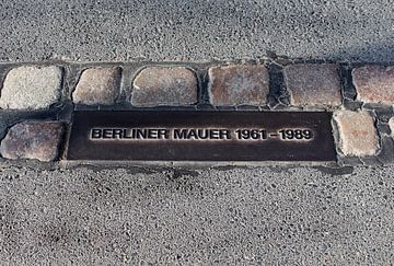 Schild Berliner Mauer von Audrey Nijhof