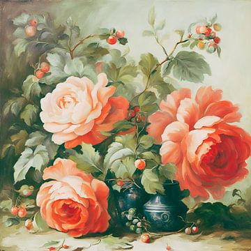 Hyacinth Harmony Peace Schilderij van ComfortQ