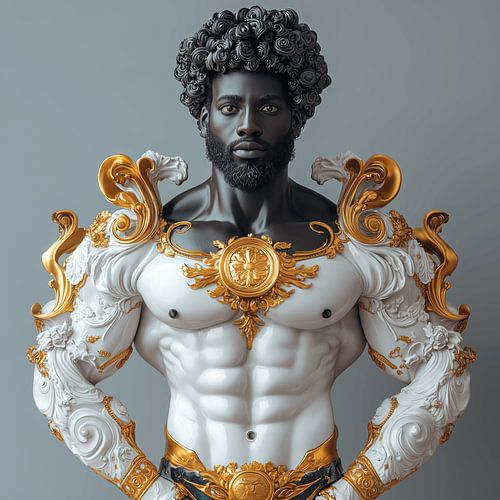 Mannelijke perfectie in steen gegoten