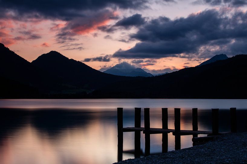 Sonnenuntergang am Heiterwanger See von Andreas Müller