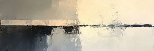 Stilte Kunst | Grijze Stille Horizon