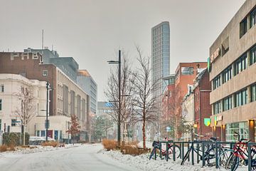 Sneeuw op de Vestdijk