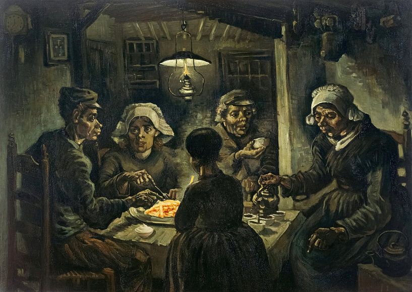 Vincent van Gogh - De aardappeleters werden toch nog patateters van Gisela- Art for You