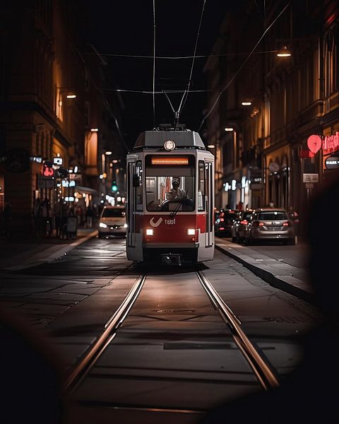 Unterwegs in der Nacht von fernlichtsicht
