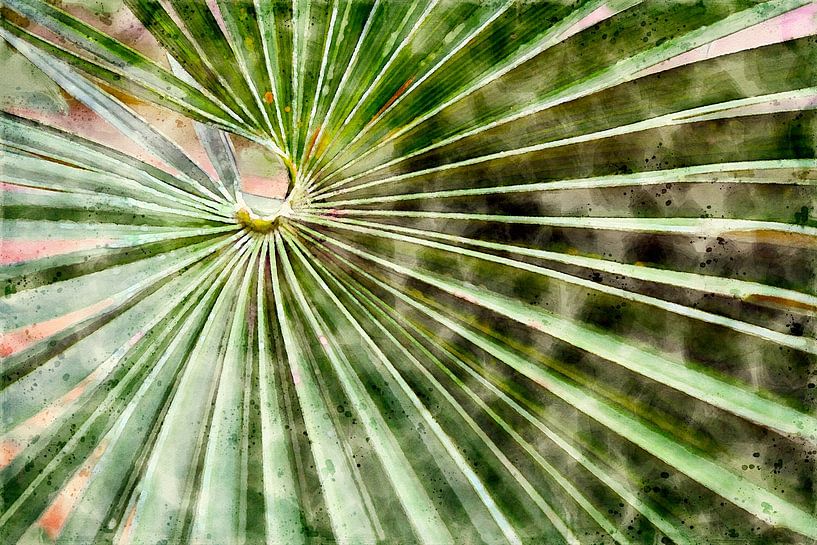 Groen blad van Author Sim1