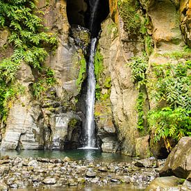 Waterfall - Azores by Claudia Esveldt