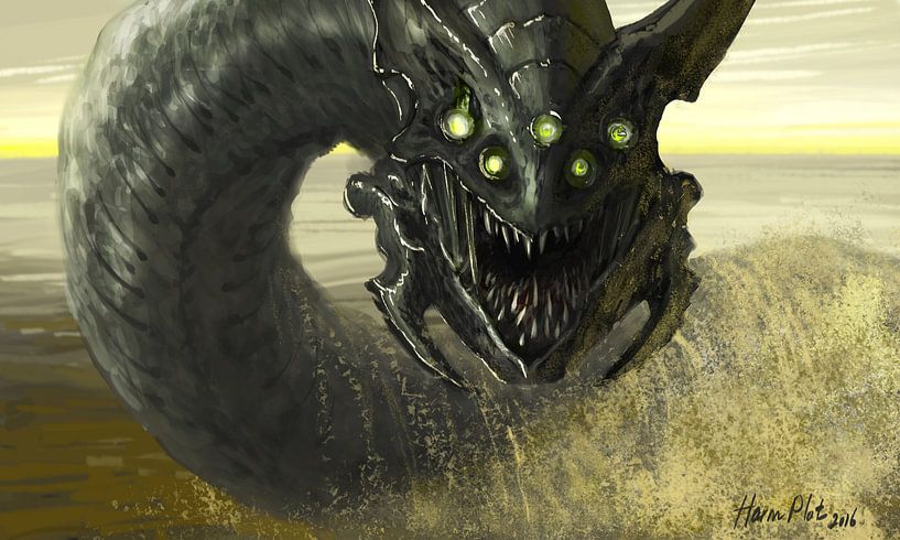 woestijn slachtworm by Harm Plat