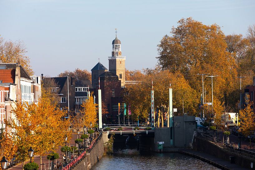 Blick auf die Nicolaikerk vom Bahnhof Vaartse Rijn in Utrecht von André Blom Fotografie Utrecht