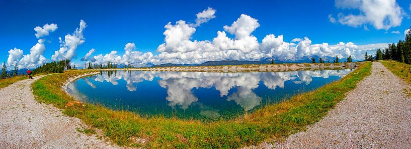 The reservoir on the Kemahdhöhe by Christa Kramer