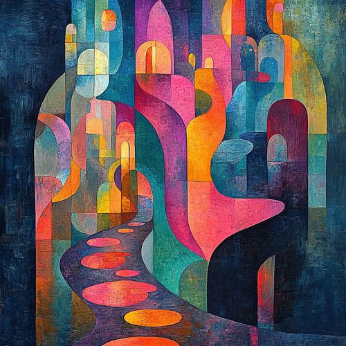 Bosnia-Herzegovina Art | Dreamlike Pathway Colors