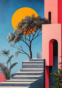 Surrealismus Architektur Design Geometrie