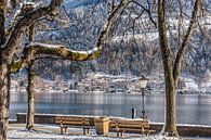 Benches at the lake of Zell am See (A) by Martine Dignef thumbnail