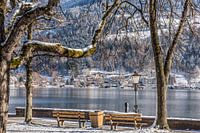 Benches at the lake of Zell am See (A)