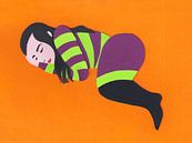 Schlafendes Mädchen von Karolina Grenczyk Miniaturansicht
