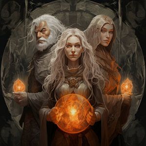 Three wise people by Peridot Alley