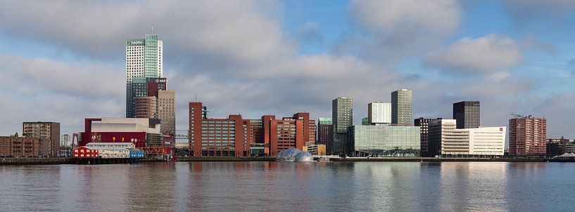 Waterfront Kop van Zuid Rotterdam by Paul Kampman