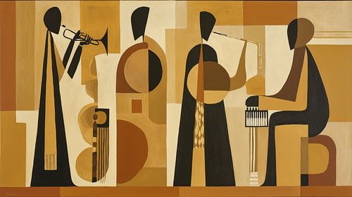 Afrikaanse muziekband minimalisme panorama