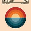 Bauhaus, Sunrise at sea van Hilde Remerie Photography and digital art