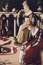 Vittore Carpaccio, Zwei venezianische Damen - 1490-95 von Atelier Liesjes Miniaturansicht