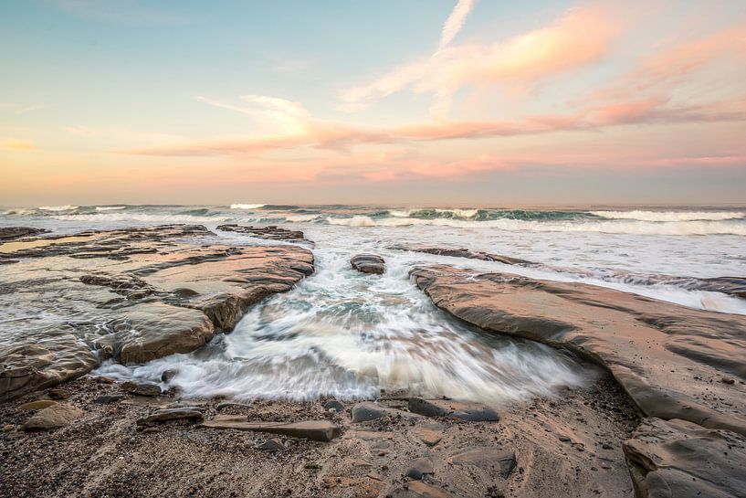Sheltered Flow - Coastal Sunrise by Joseph S Giacalone Photography
