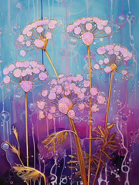 Roze Verbena van Bloemen Studio