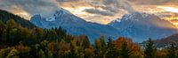 Watzmann und Hochkalter - Panorama