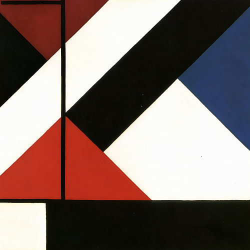 Theo van Doesburg – Simultaneous Counter-Composition – 1929 – De Stijl Geometric Abstract Art