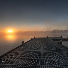 On the jetty to the sunrise by Marc-Sven Kirsch
